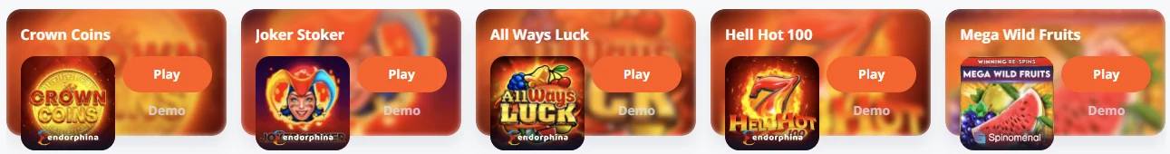 Βέλτιστα Παιχνίδια Vulkan Casino